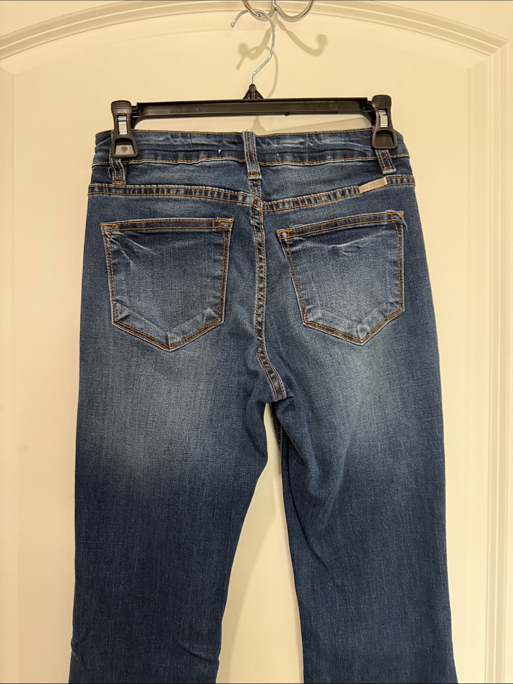 KanCan Dark Blue Flare Jeans - Picture 8 of 9
